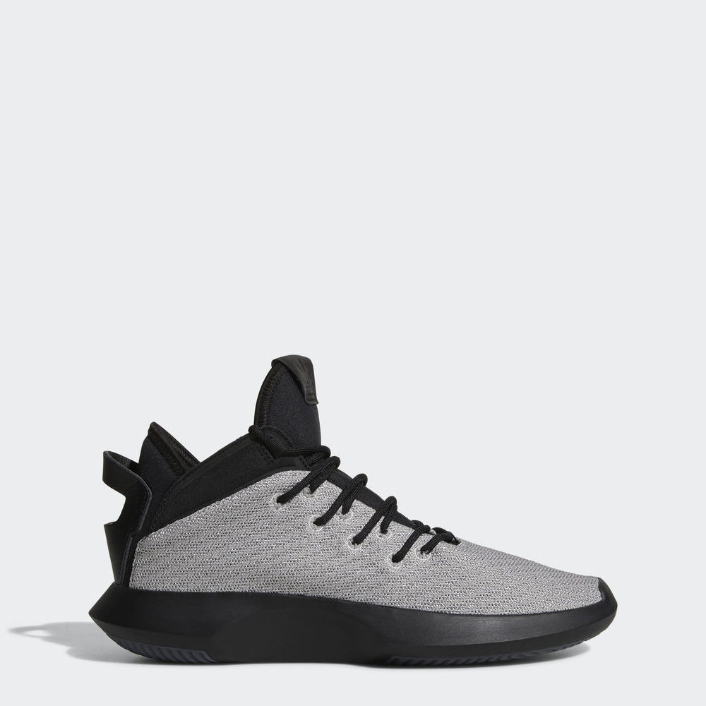 Adidas Crazy 1 Adv Primeknit - Originals ανδρικα - Ασημι Μεταλλικός/Μαυρα/Μαυρα,Μέγεθος: EU 36 – 54